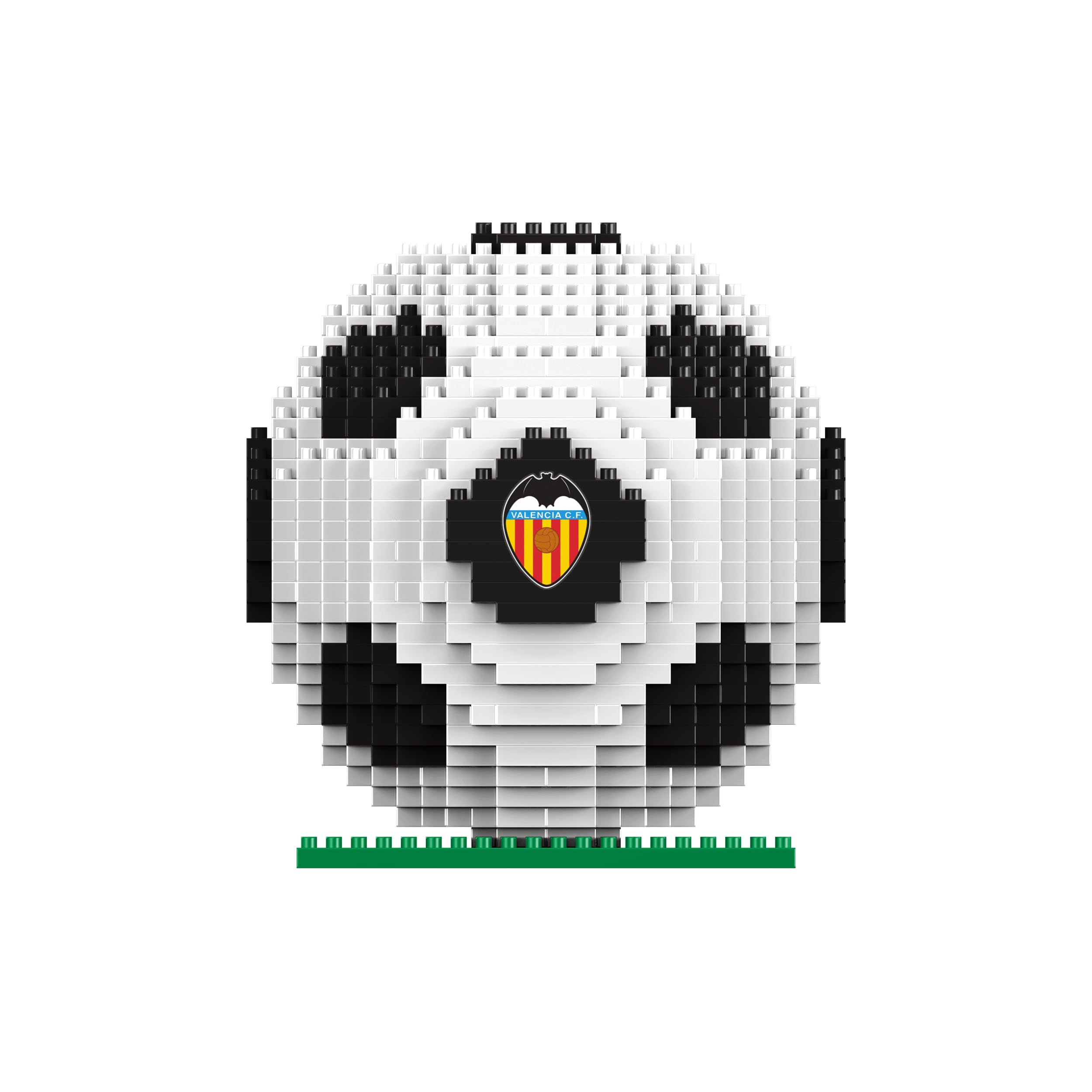 FOCO Produit sous Licence Officielle Valencia CF BRXLZ - Jouet de Construction de Football 3D
