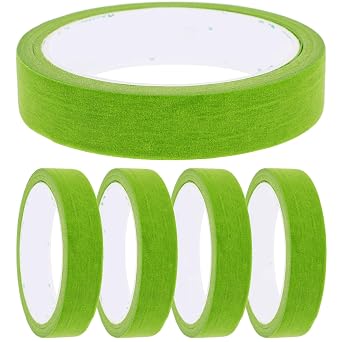 Masking Tape Roll 31X0.78 Inches Adhesive Painter Tape for Car Spraying Art Labeling Multi-Surface Use DIY Crafts Classroom Home