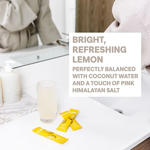 Miniatura 4 de Mezcla de electrolitos hidratantes para curar  Polvo de electrolitos para aliviar la deshidratación  Fabricado con agua de coco, sin azúcar añadido,