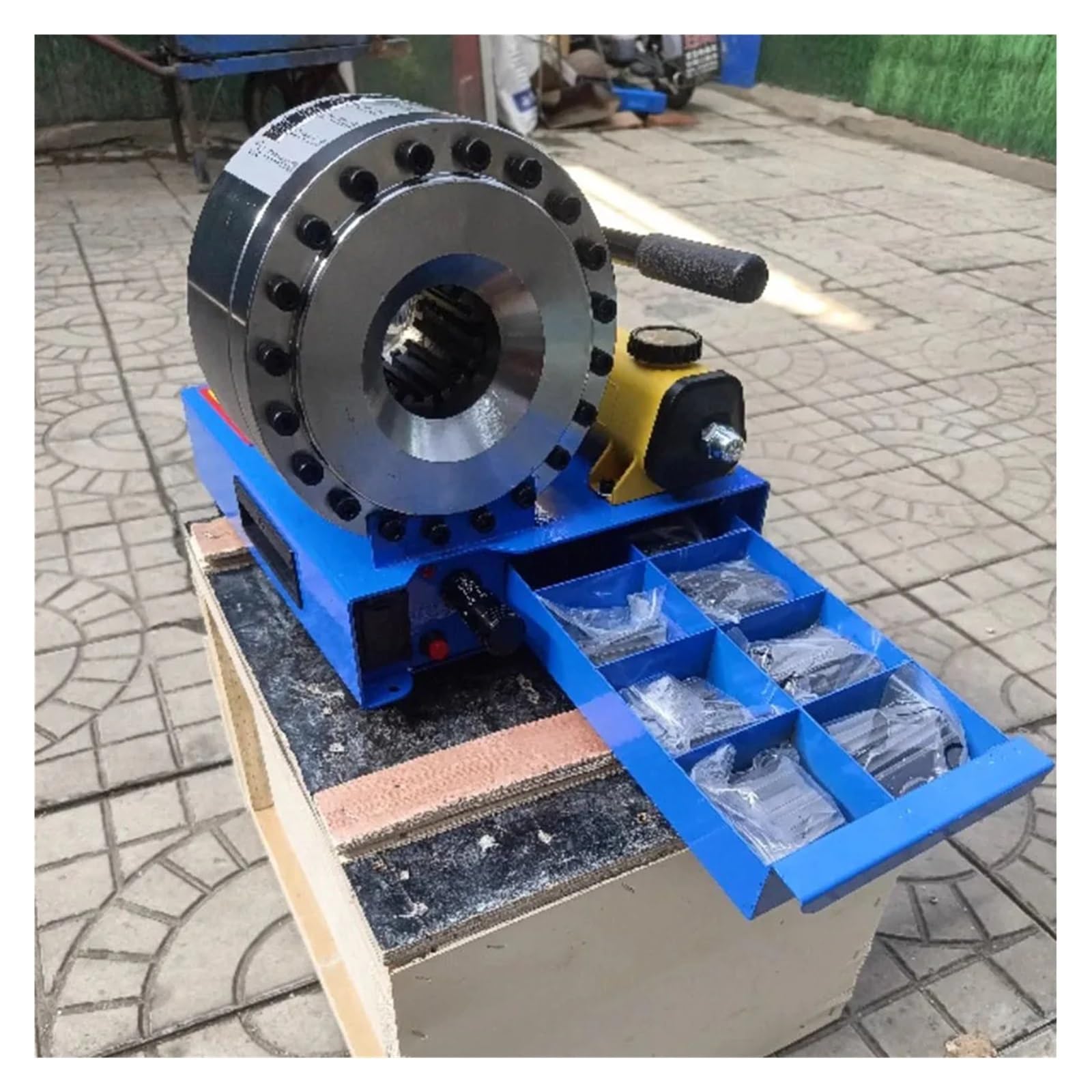 Prasa hydrauliczna ręczna 10-31 mm do rur olejowych wysokociśnieniowych, żeliwnych, przeciwwybuchowych, zaciskarek hamulcowych Do użytku DIY