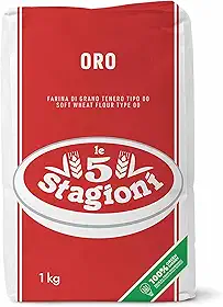 Farinha de trigo 00 Italiana Le 5 Stagioni - ORO 1kg