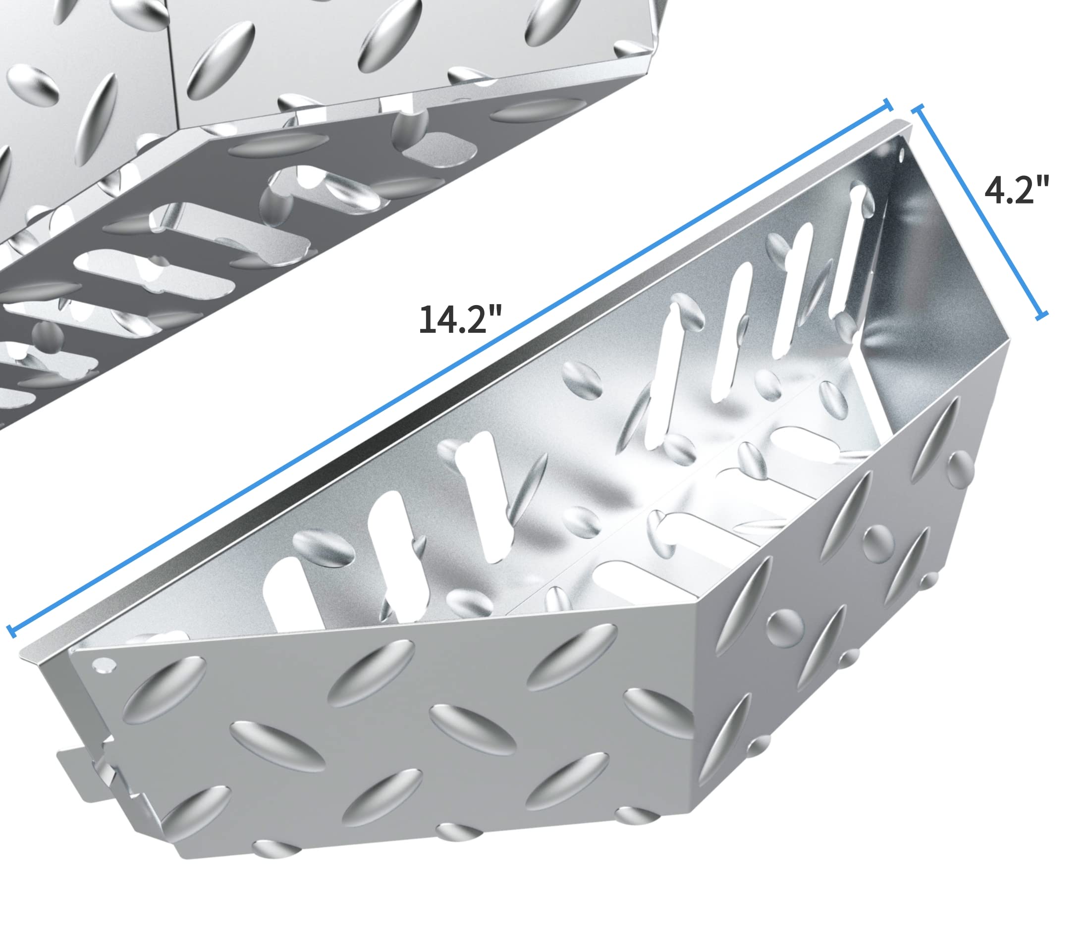 STANHERD Stainless Steel Charcoal Briquette Basket for Kettle Grill, Char-Basket Coal Fuel Holder, Kettle Charcoal Grill Accessory for Weber 22