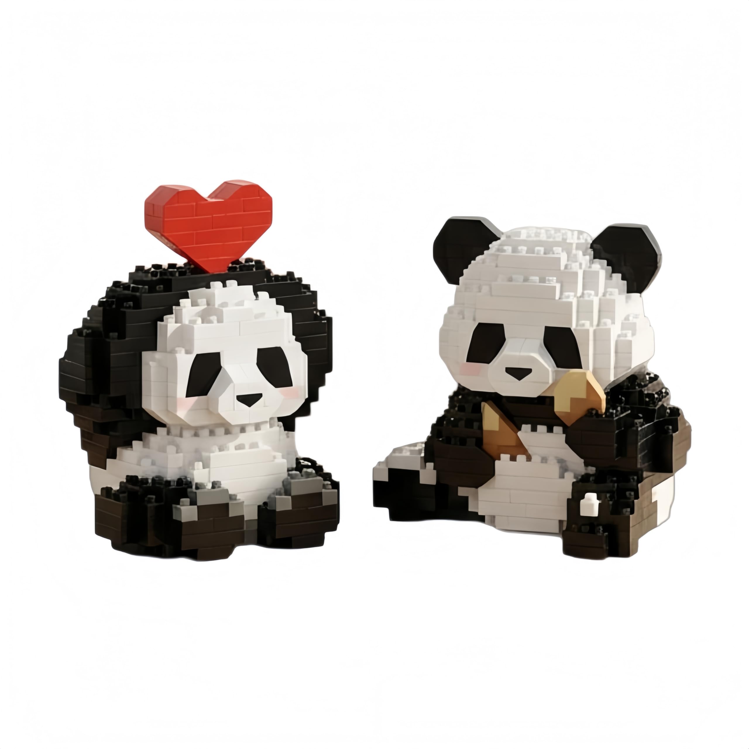 QMEAKMONY Mini Building Blocks Panda Sets Cute Micro Mini Panda Building Bricks for Adults Micro Nano Bricks Perfect Party Favors for Teenagers. (389 PCS)