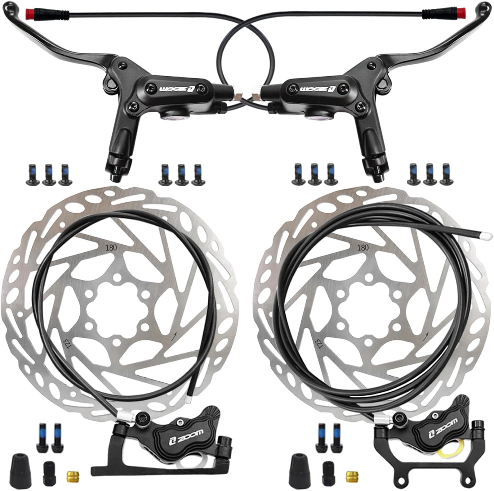Meteorolite Zoom HB890E Ebike Hydraulic Brakes, 2PIN 4