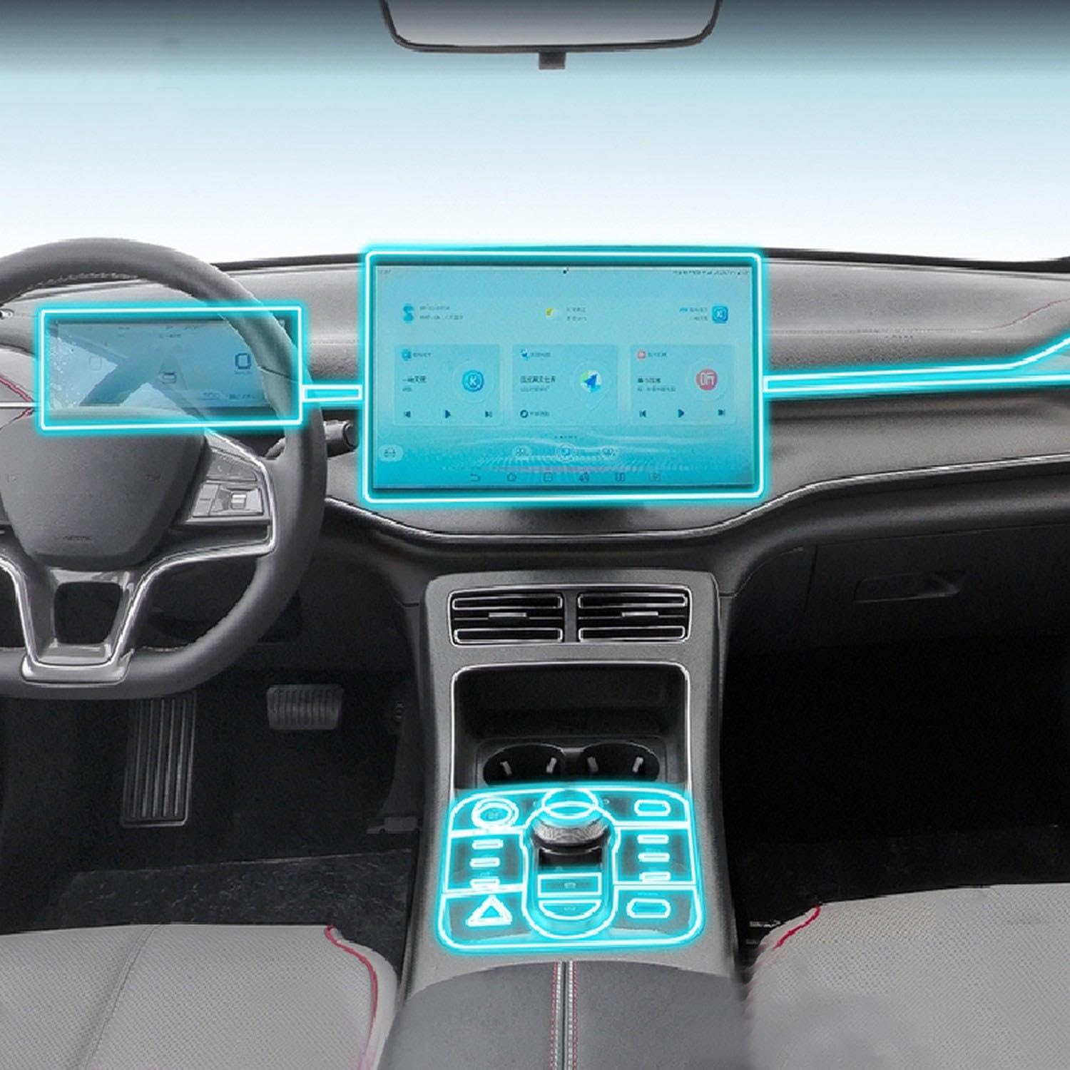 Film TPU BYD Destroyer 05 2022-2023 protection intérieur de voiture