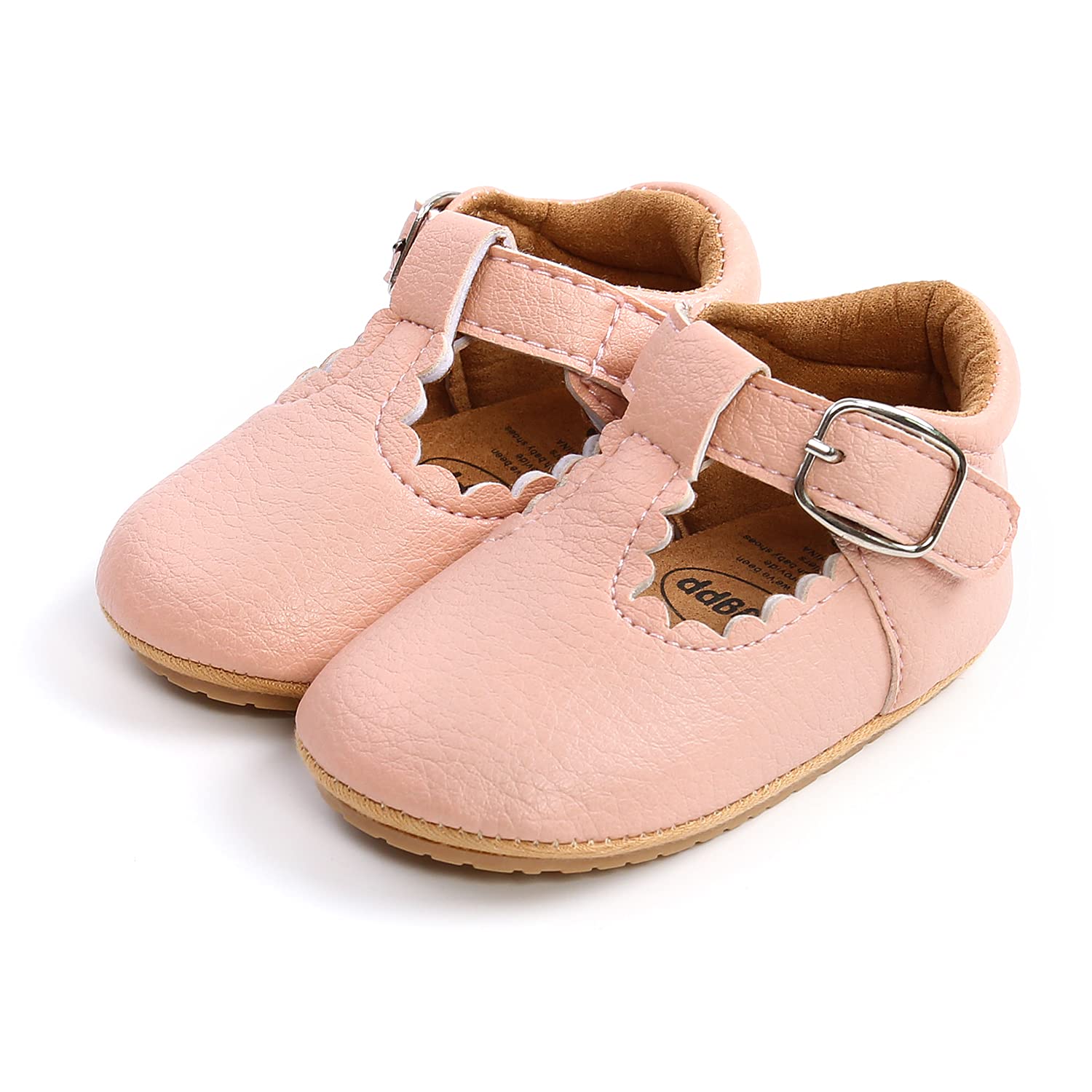 Baby Girls First Walking Shoes Mary Jane PU Leather Anti-Slip Princess Shoes Infant Baby Shoes — view 5
