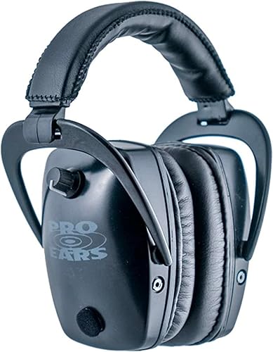 Pro Ears Pro Tac Slim Orejeras doradas, protección auditiva electrónica de grado militar y amplificación, tecnología DLSC, fabricadas en Estados