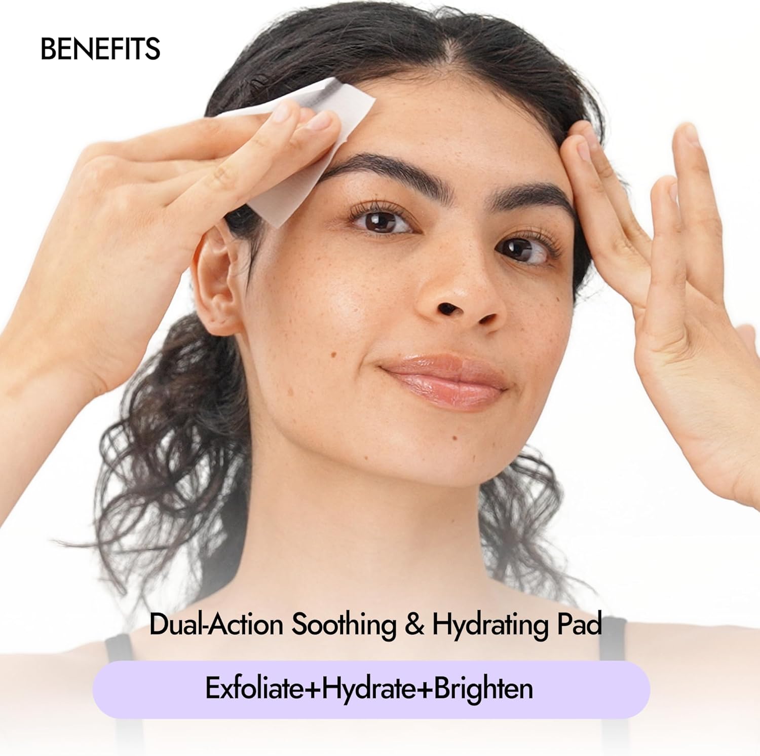 Epielle Balancing Toner Pads 5 Packs Individually Wrapped, Calming & Hydrating Irritated, Sensitive Skin with CICA & Salicylic Acid, Cotton Gauze & Glutathione Jelly, Korean Skin Care (15 Toner Pads) - Image 3