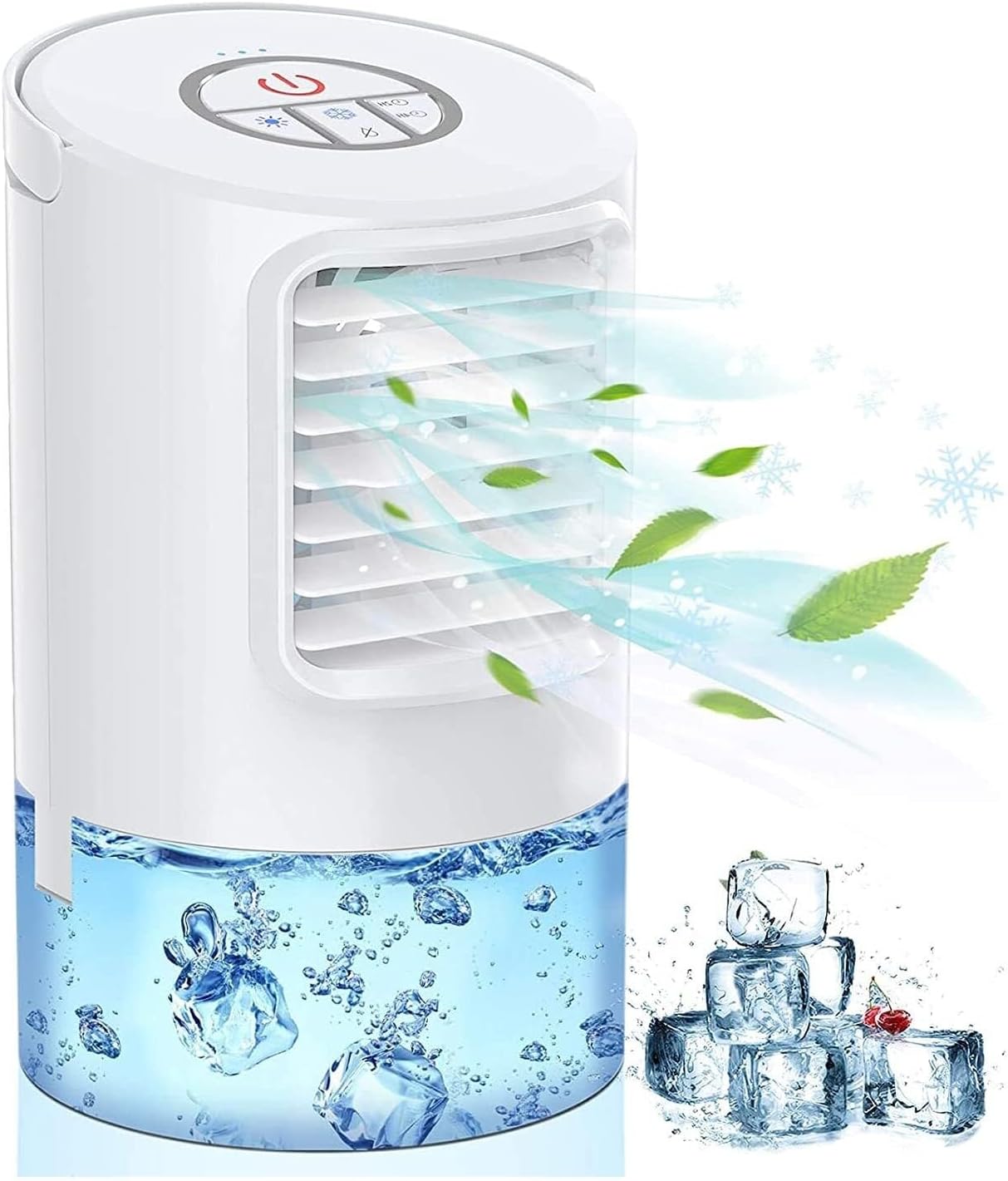 EKsma Mobile Air Conditioner Air Cooler Portable, Mini Air Cooler Fan, Portable Air Conditioner Fan, Mobile Air Conditioners for Home, 3 in 1 Fan/Humidifier/Conditioner for Office, Home