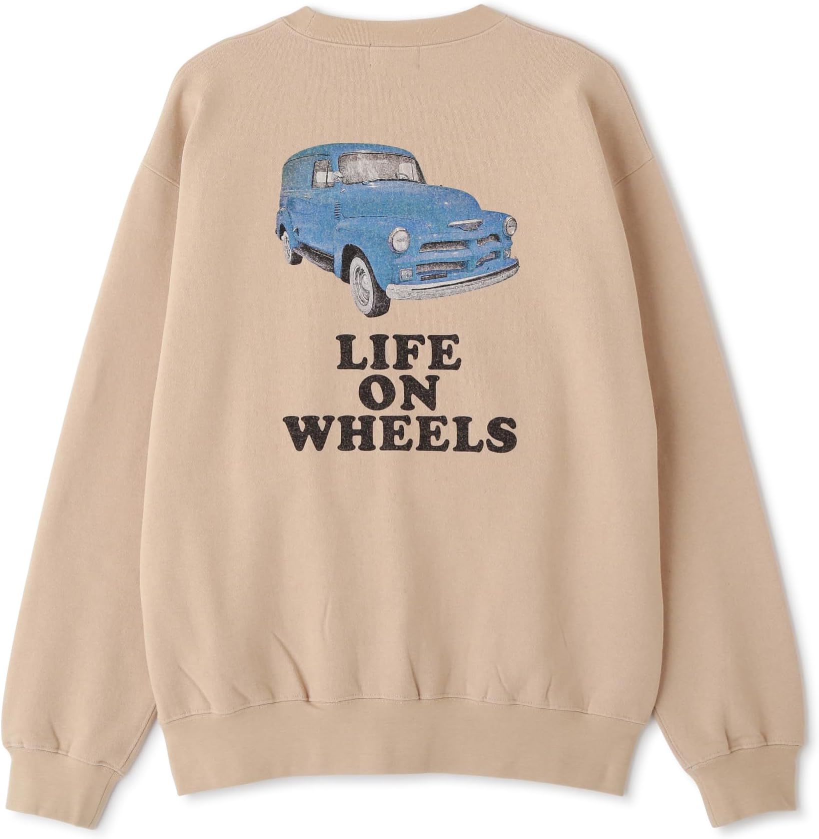 Schott 782-4232002 Life On Wheels Crew Sweatshirt Men's