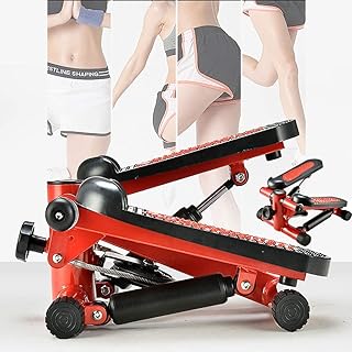 SCIAZA Step-by-step exercise machine, aerobic stair stepper, step-by-step adaptation climber, silent sneakers for home or office, LCD monitor and foot pedal for massage Efficency