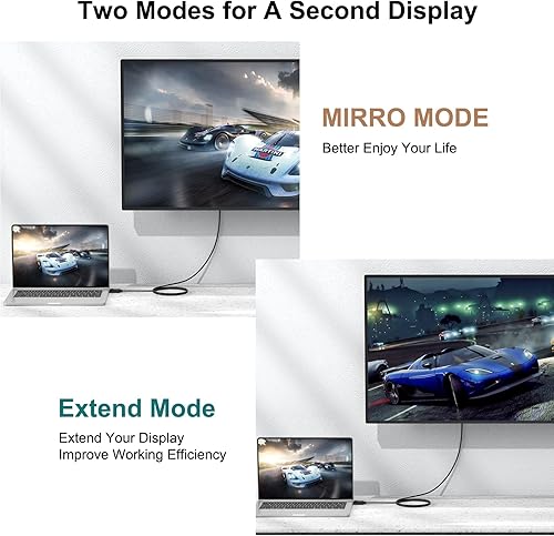 Miniatura 4 de Cable DisplayPort a VGA de 3 pies, puerto de visualización DP a VGA macho cable adaptador chapado en oro, compatible con Dell, HP Lenovo, ASUS y
