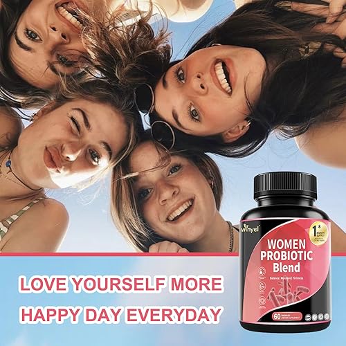 Miniatura 5 de Probióticos para mujeres Balance de pH para mujeres Bienestar femenino Apoya la salud digestiva e inmune Mezcla de múltiples cepas de 50 mil