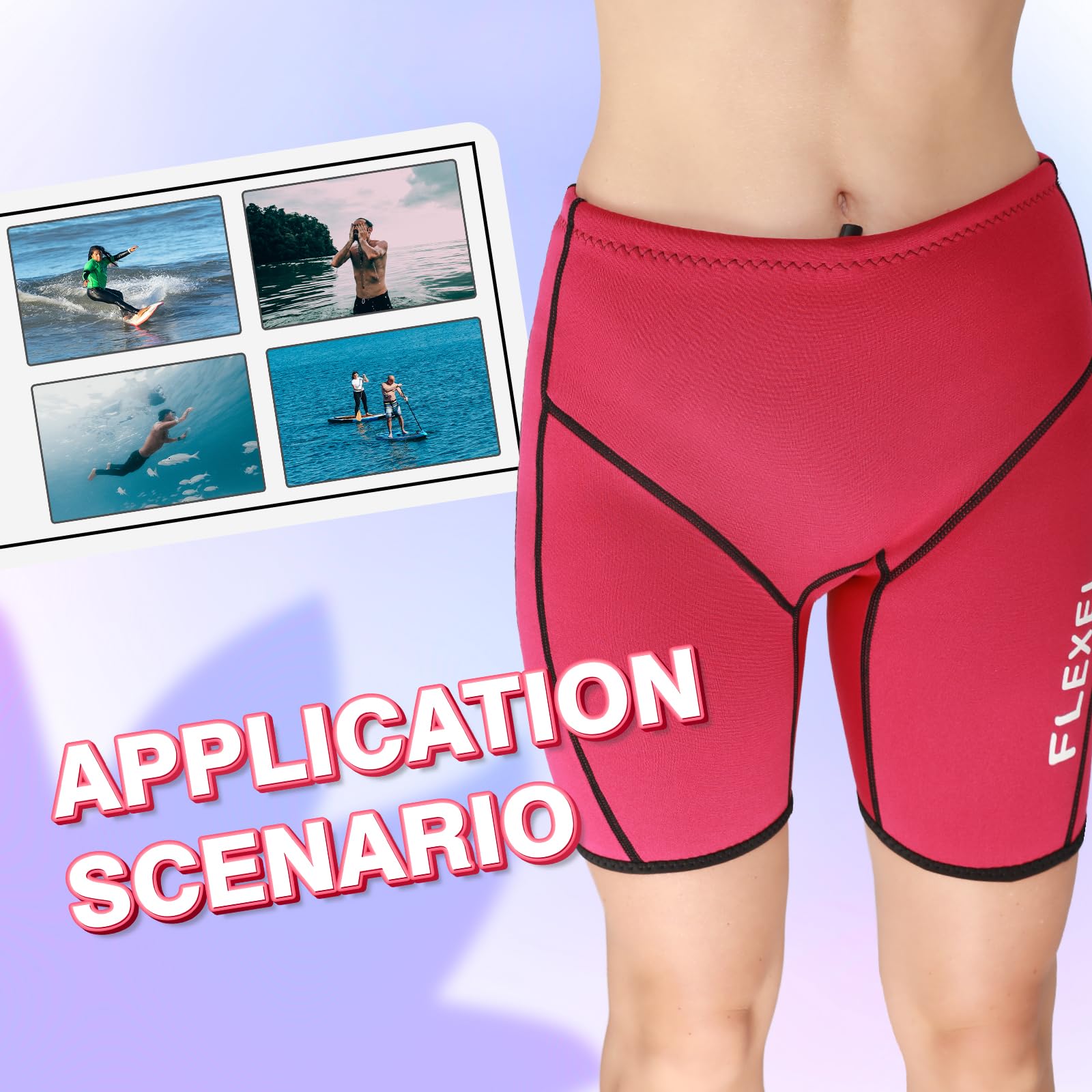 Pantalon De Plongée En Néoprène FLEXEL 2mm Ou 3mm - Homme/Femme - Pour Surf, Natation, Plongée, Kayak - Garde Au Chaud