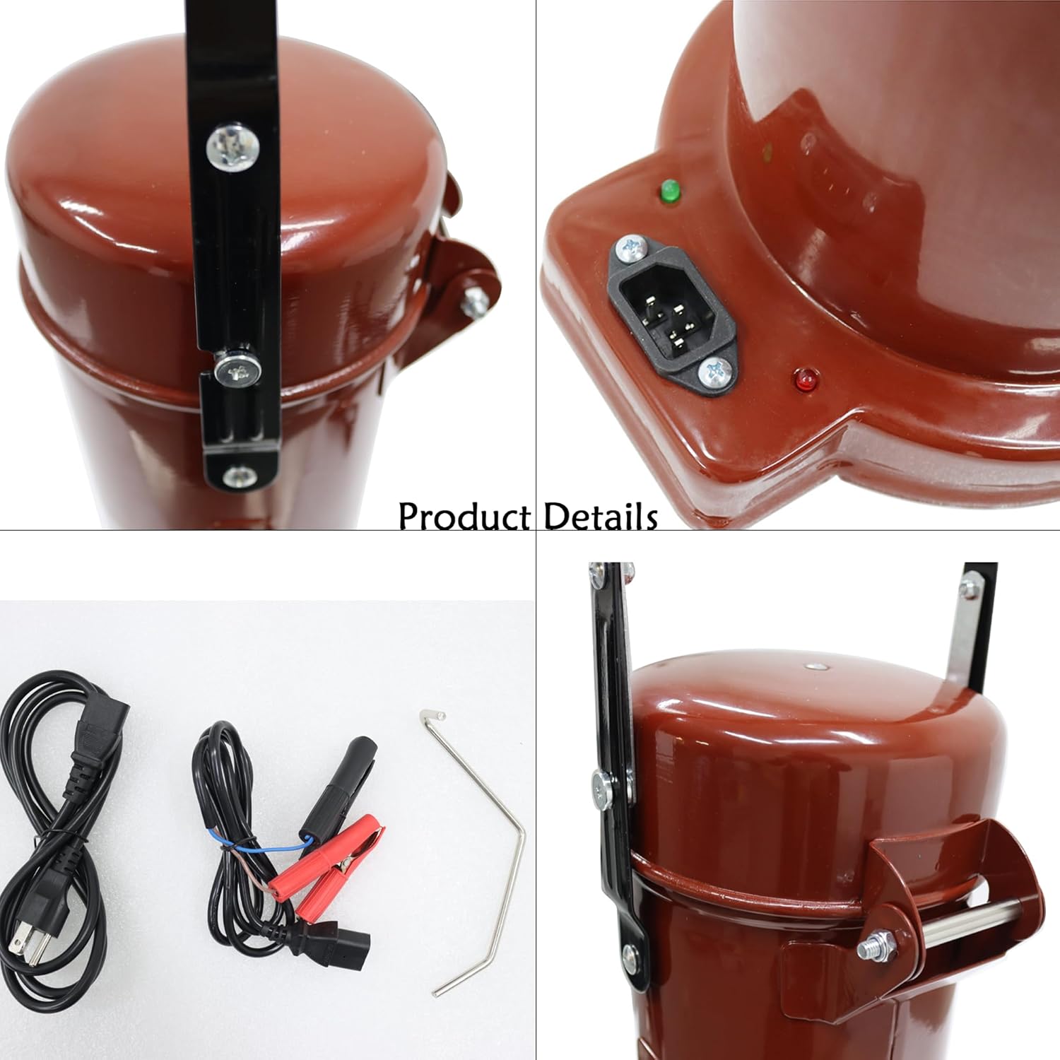 110V Welding Rod Oven 22LBS Portable Electrode Drying Oven for 17.72" (450mm) Electrodes,Stick Welding Electrode Storage Oven,Rod Oven for Stick Welding