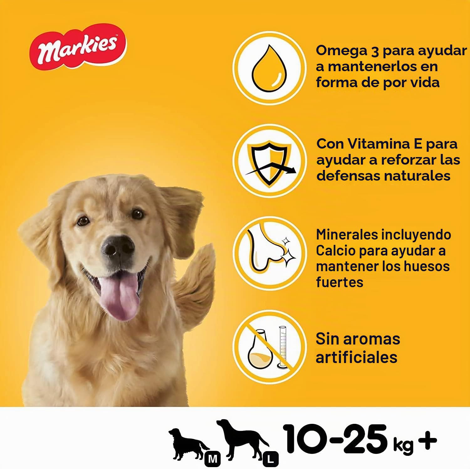 Pedigree Markies - Galletas para Perros con Hueso de tuétano, 12.5 kg