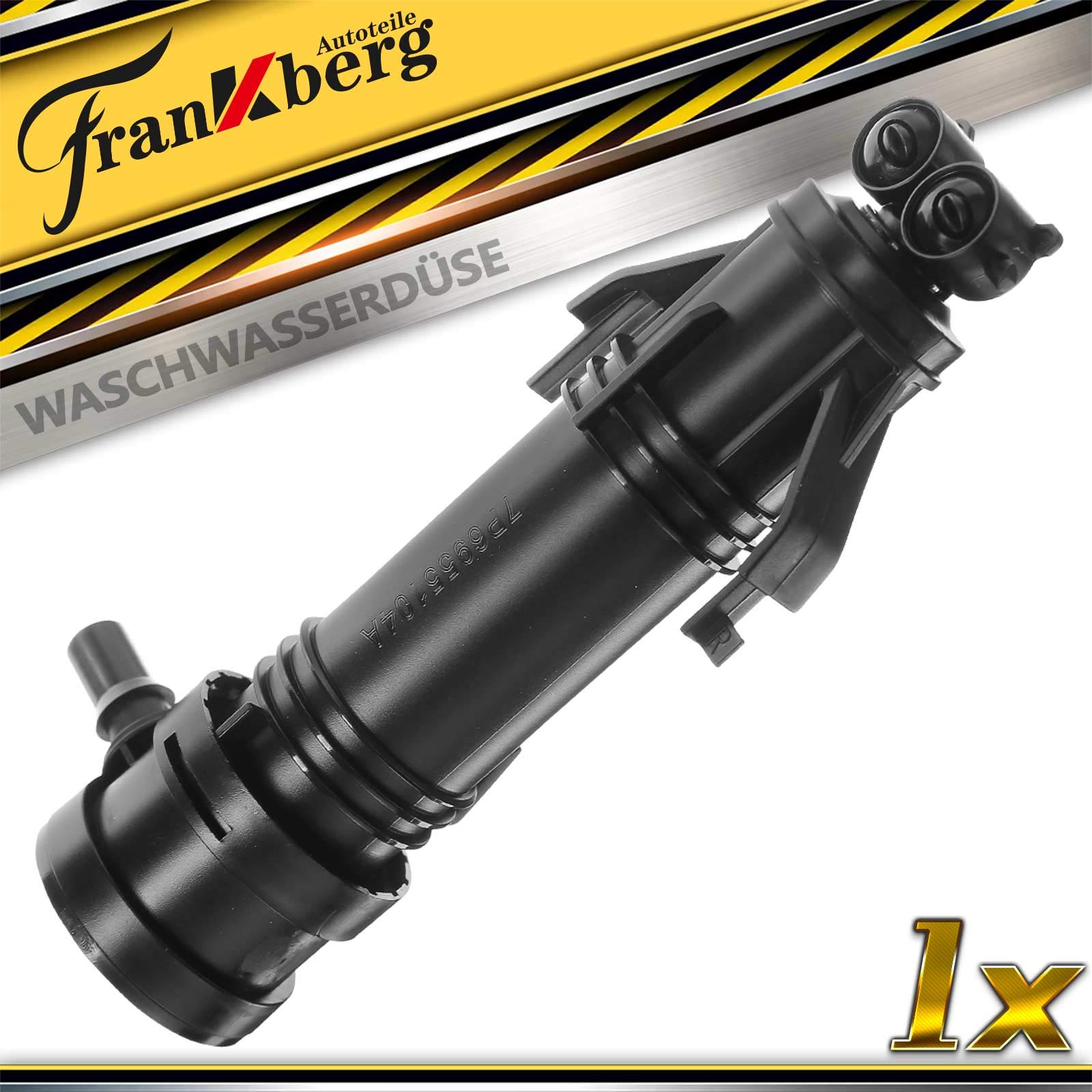 Frankberg HeadLight Headlamp Washer Nozzle Jet Sprayer Front Right Driver Side Compatible with T.i.g.u.a.n 5N All Engine SUV 2015-2017, T.i.g.u.a.n AD1 All Engine SUV 2016-2017 Replace# 7P6955104A