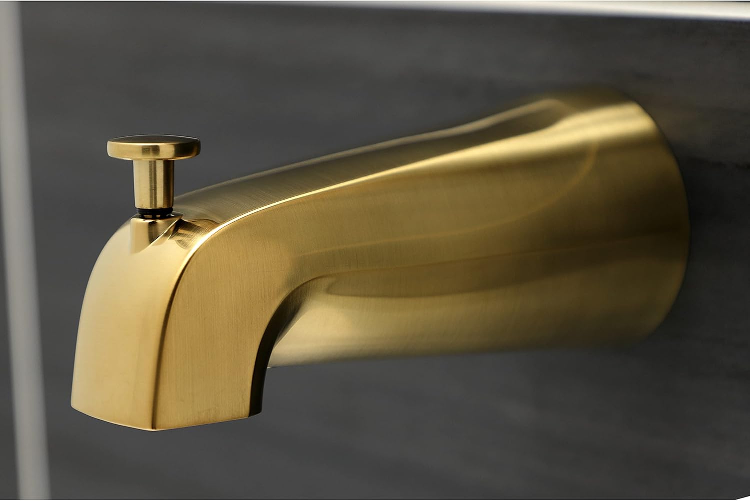 Kingston Brass KB247PL Victorian Double-Handle Tub and Shower Faucet in Brushed Brass
