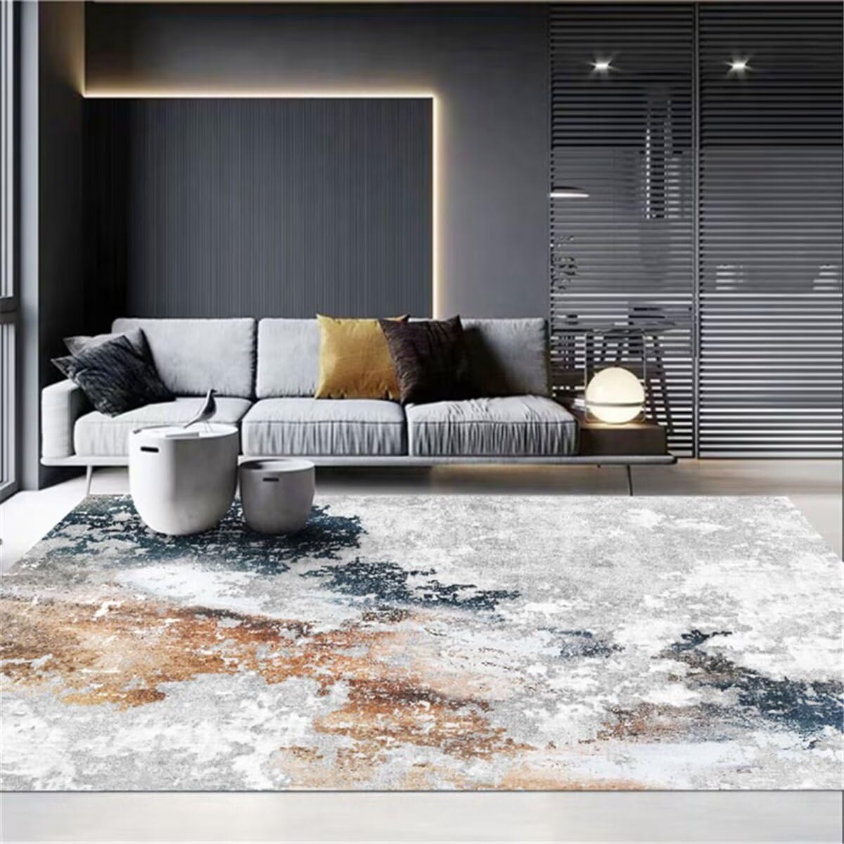 Tapis de chambre 120X170CM lavable pour éviter les sols froids