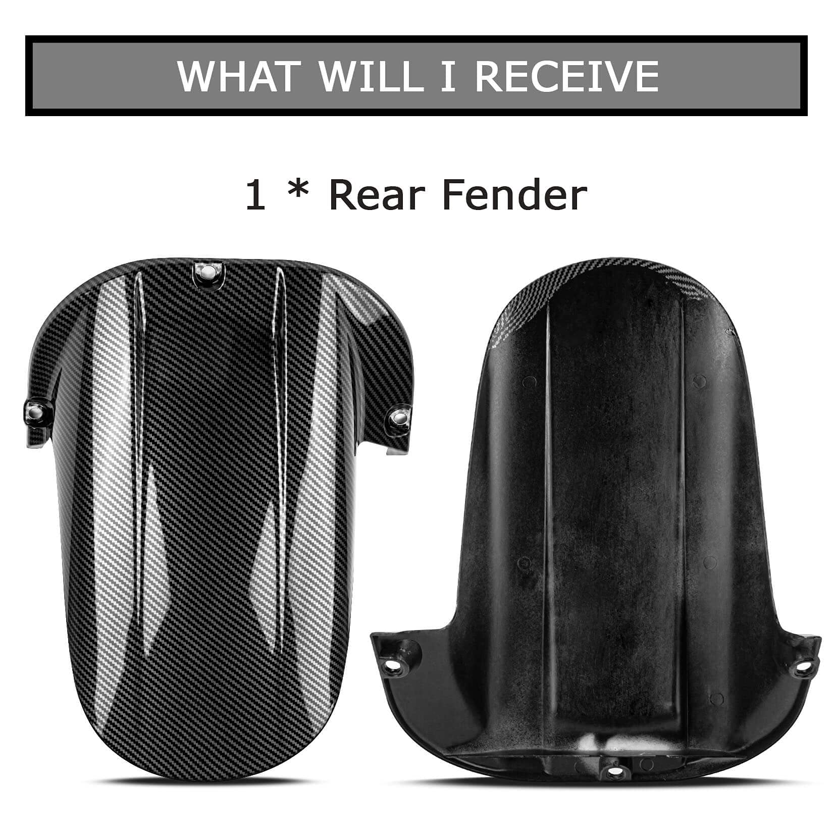 Kunststoff Heckfender Schutzblech Hinten Kotflügel Für Yamaha YZF R1 2002-2003