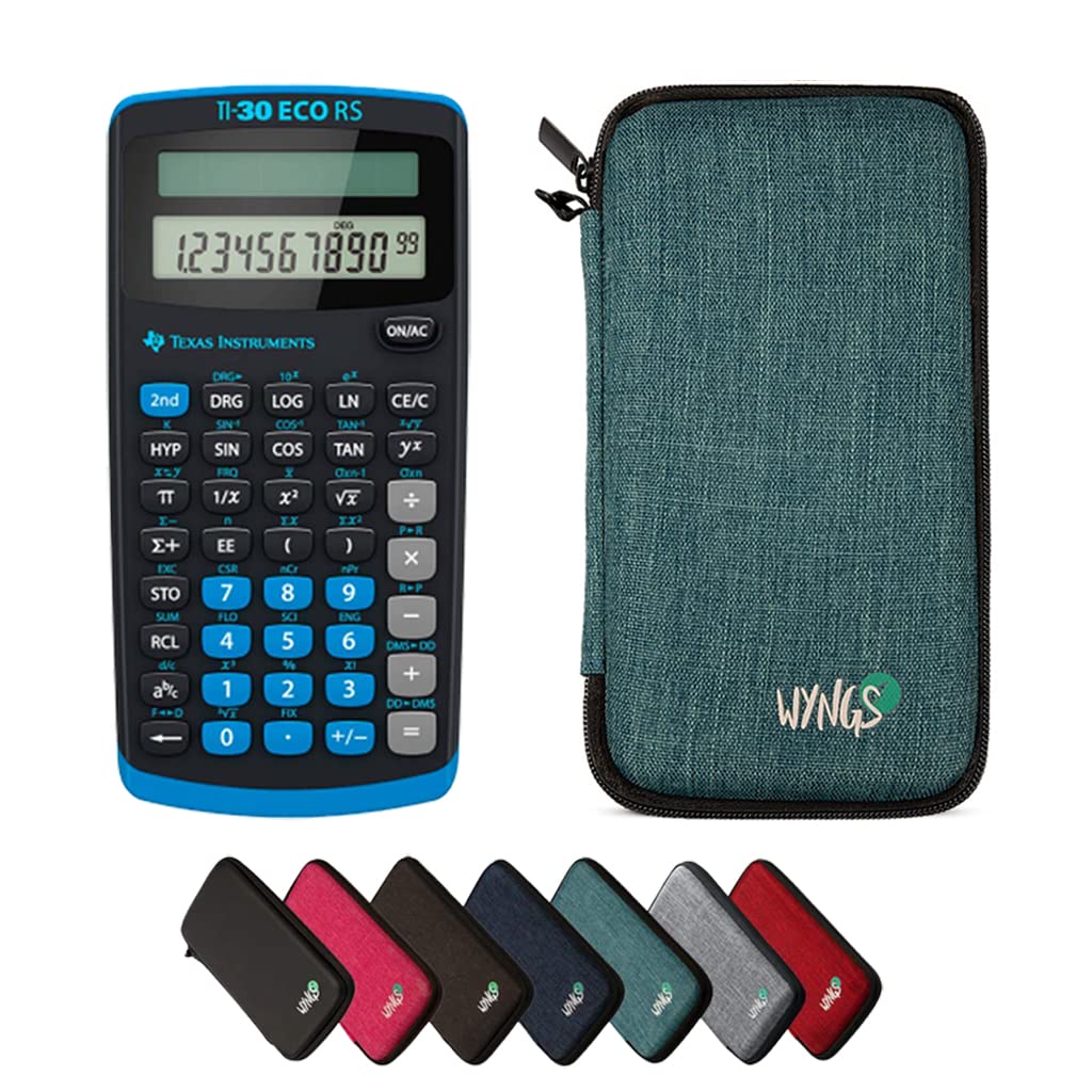 CALCUSO Basic Set Turquoise with Calculator TI-30 ECO RS