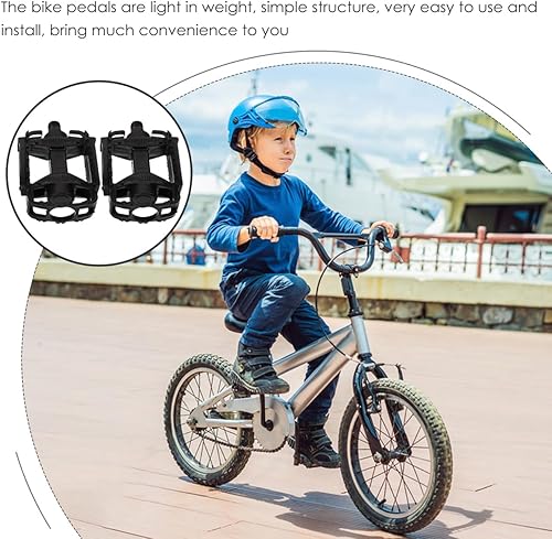 Miniatura 9 de 1 par de pedales de bicicleta para niño y niña, accesorios de bicicleta antideslizantes ligeros para montaña y construcción, fácil de instalar,