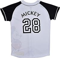 Vista 8 de Disney Mickey Mouse Stitch Jack Skellington Camiseta Jersey para Mujer con Botones al Frente