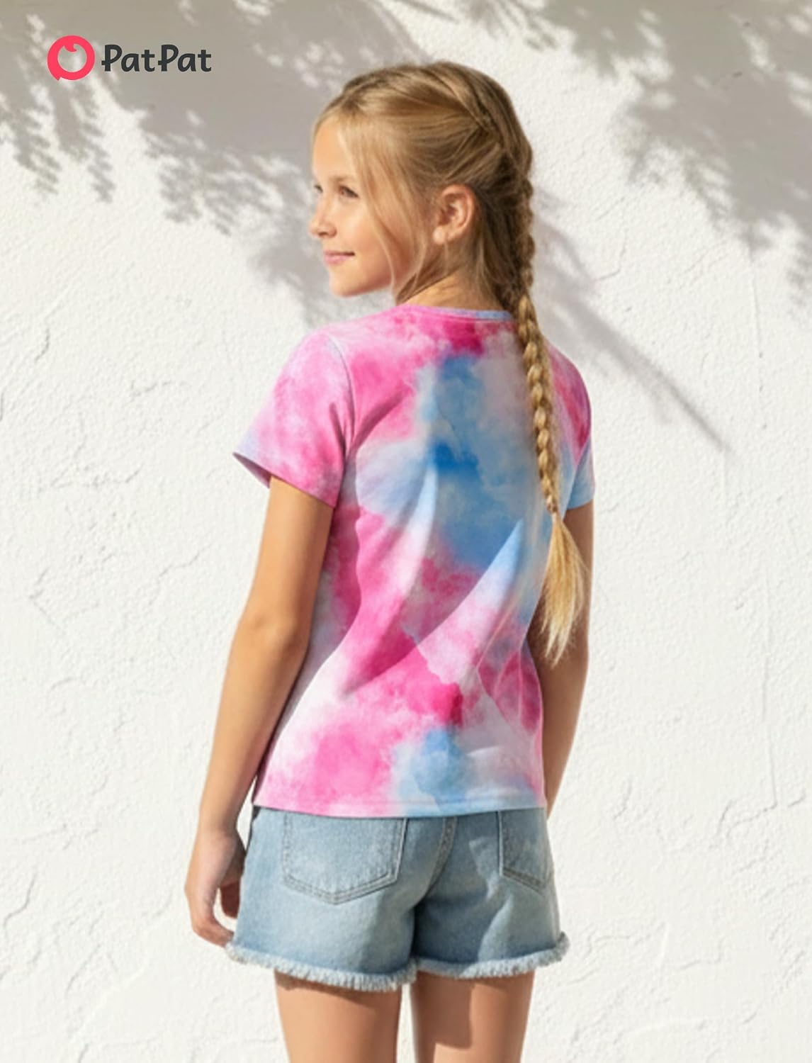 PATPAT Girls Crewneck Short Sleeve Graphic Tees Animal Print Shirts Cute Summer Outfits 5-12 Years