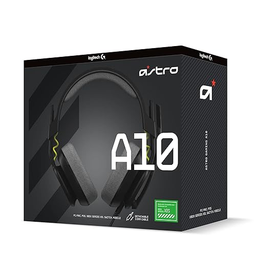 Miniatura 9 de Astro A10 Gaming Headset Gen 2 Wired Headset - Over-Ear Gaming Headphones with flip-to-Mute Microphone, 32 mm Drivers, for Xbox Series XS, Xbox One