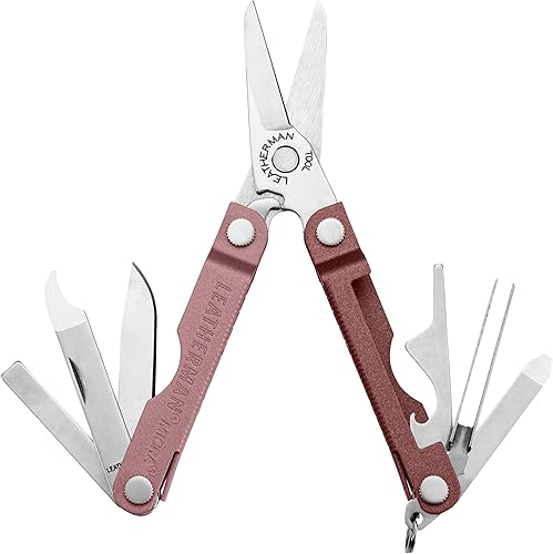 Miniatura 14 de LEATHERMAN, Micra, Llavero multiherramienta con herramientas de aseo, Mini navaja de bolsillo para uso diario (EDC), Pasatiempos y al aire libre,