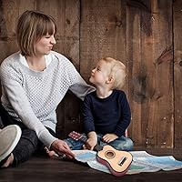Vista 8 de Ciieeo 21 Guitarras acústicas Guitarra acústica pequeña guitarra acústica clásica con cuerda de púa para principiantes, instrumento musical