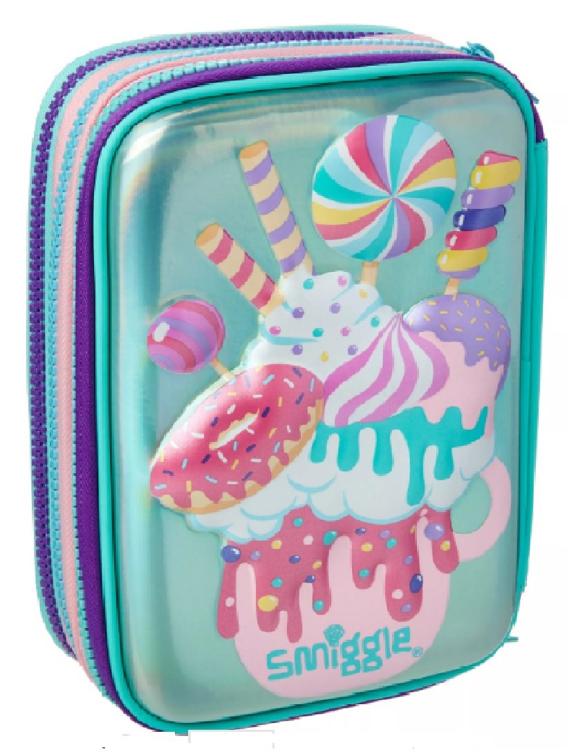 Smiggle Maxi Triple Up Hardtop Pencil Case From Maxmilli Gift Collection  (Pinky Purple Unicorn & Milkshake) : Amazon.Co.Uk: Business, Industry &  Science