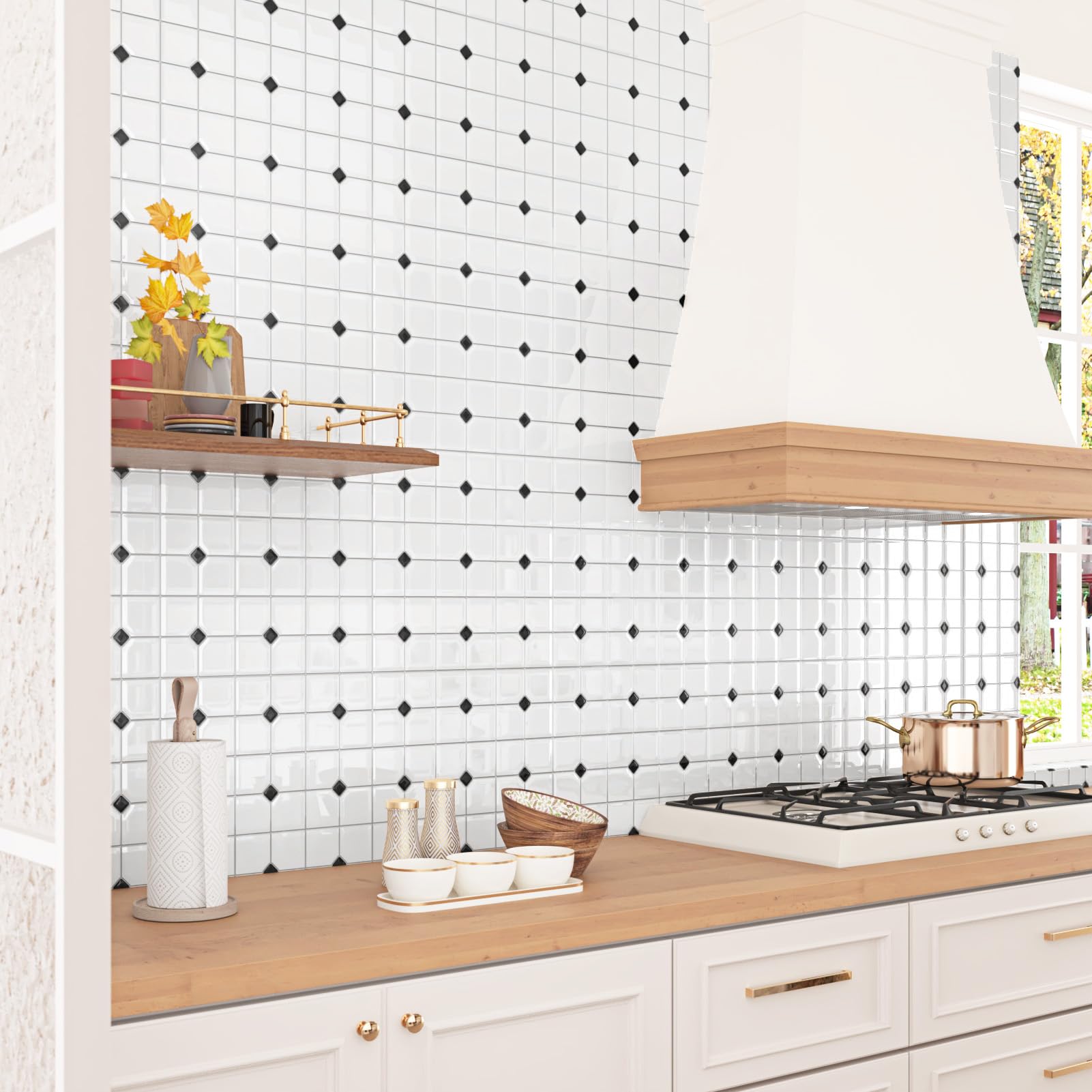 3d Peel And Stick Backsplash Peel \u0026 Stick Subway Tile Backsplash - 10-Sheet  PVC Kitchen Wall Tile (Carrara White) Stick And Peel Backsplash, image size:1601x1601