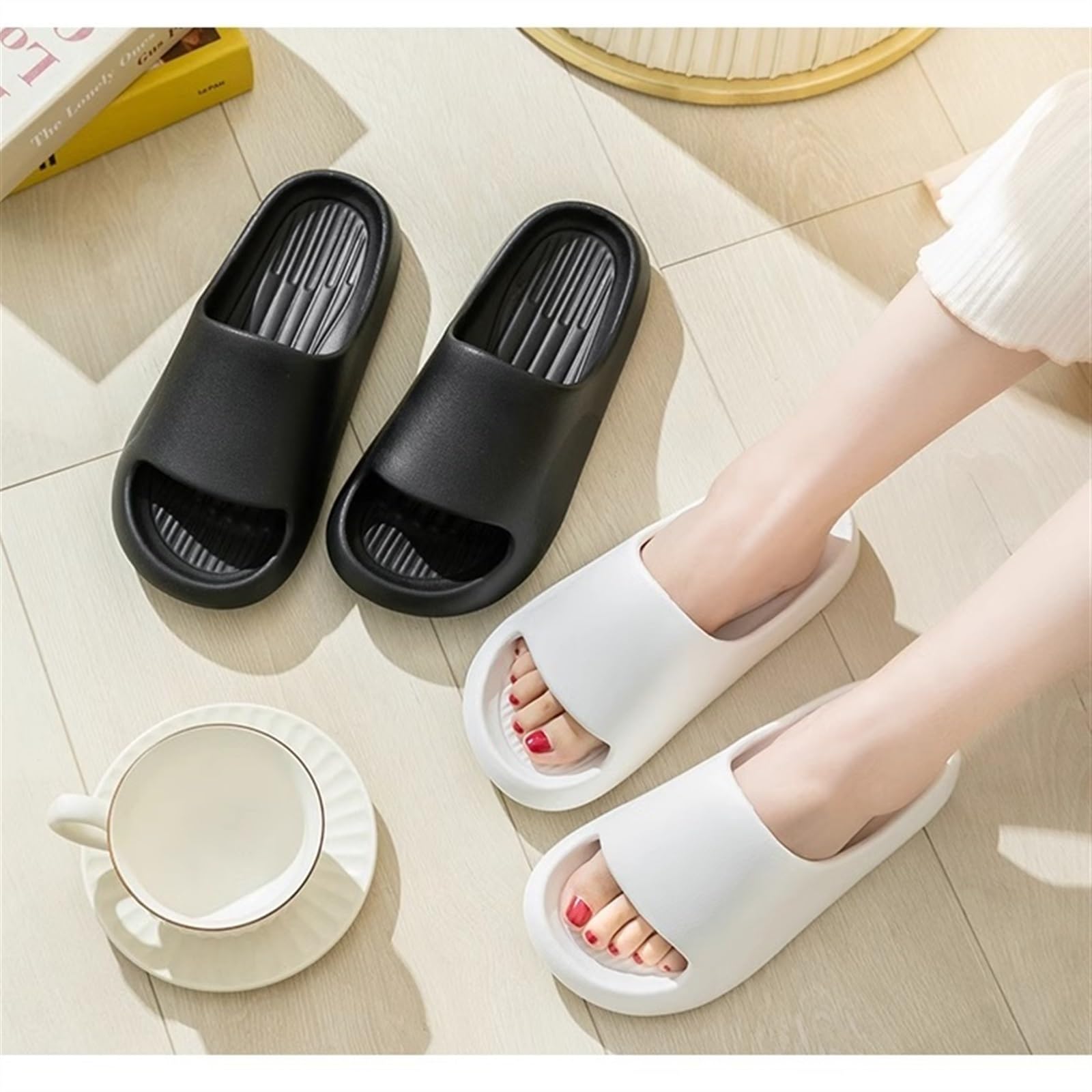 Ciabatte Antiscivolo E Impermeabili Unisex, Sandali Da Doccia Estivi A - Foto 11