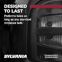 Vista 5 de SYLVANIA - Foco en miniatura de larga vida útil 3457A, color ámbar, ideal para luces de estacionamiento y de giro (contiene 2 focos)