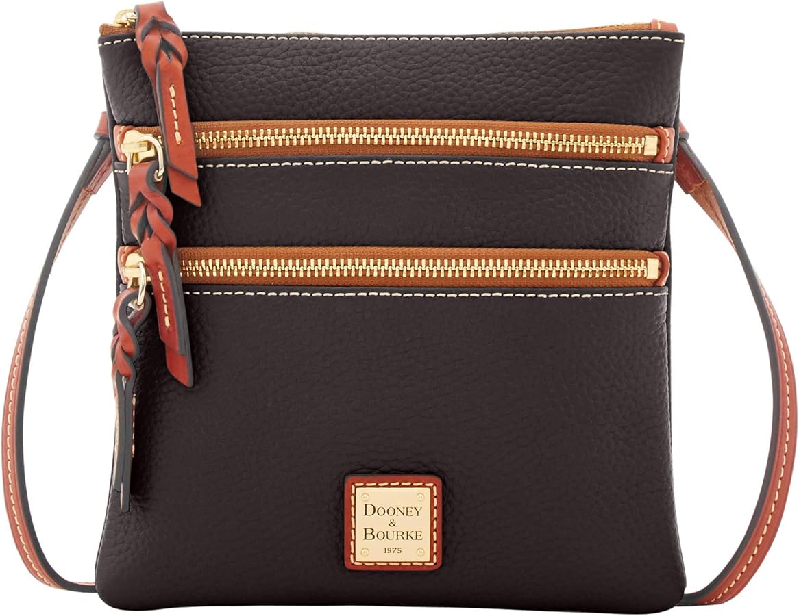 DOONEY & BOURKE ショルダーバッグ Dooney & Bourke Pebble Grain North South Triple Zip: Handbags