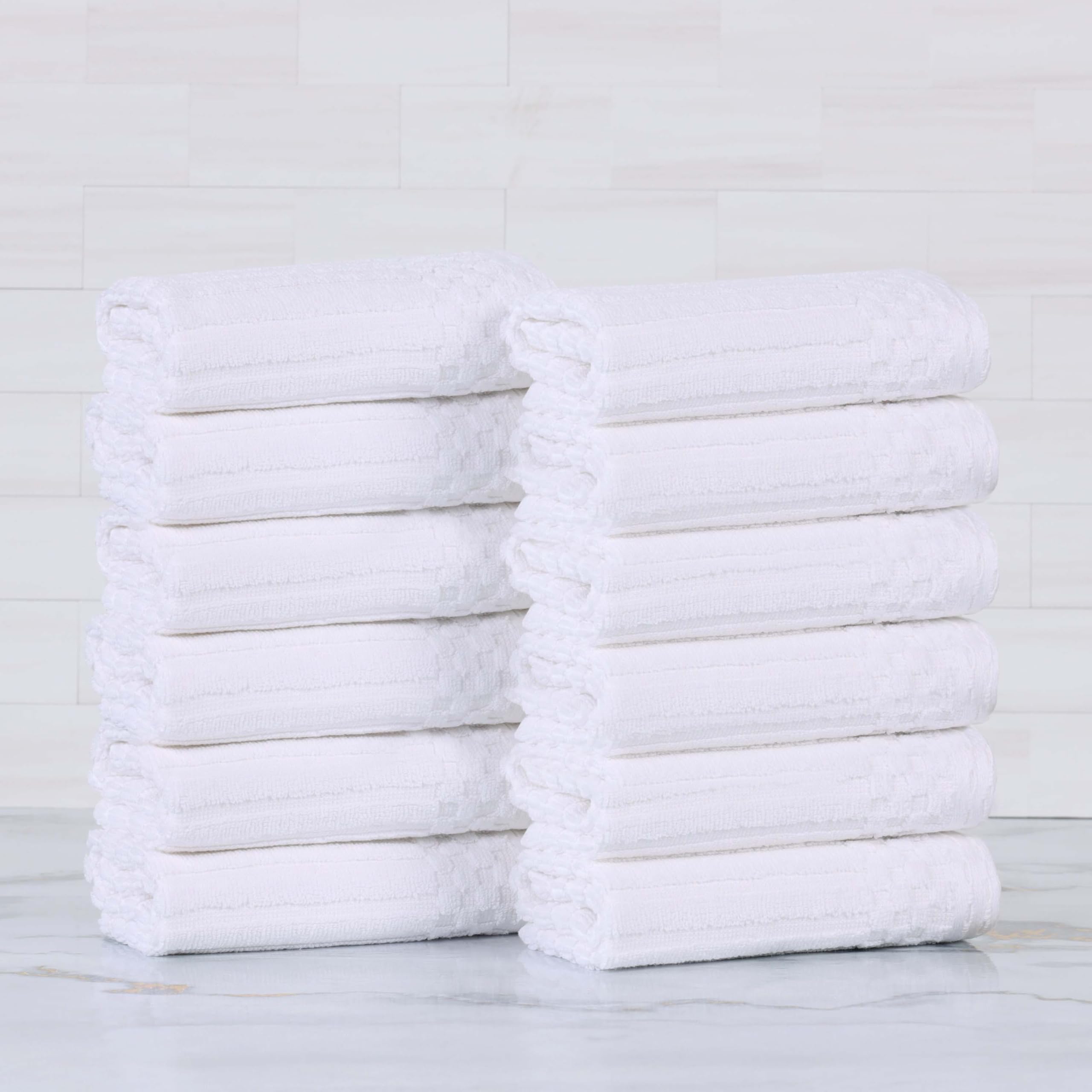 SUPERIOR Juego de 12 toallas de algodón para la cara, uso diario, para baño, baño de invitados, toallas pequeñas de secado rápido, para cara, manos, gimnasio, spa, hotel, absorbentes, esenciales para