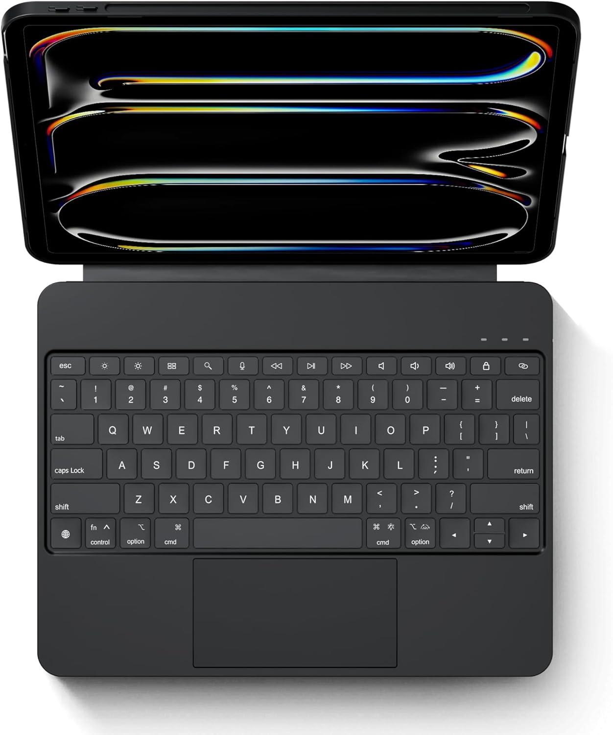 edaiser Detachable Keyboard Case for Apple iPad Pro 13 inch (M4) 2024 & (M5) 2025: Magnetic Wireless Keyboard with Trackpad, Backlit, Black