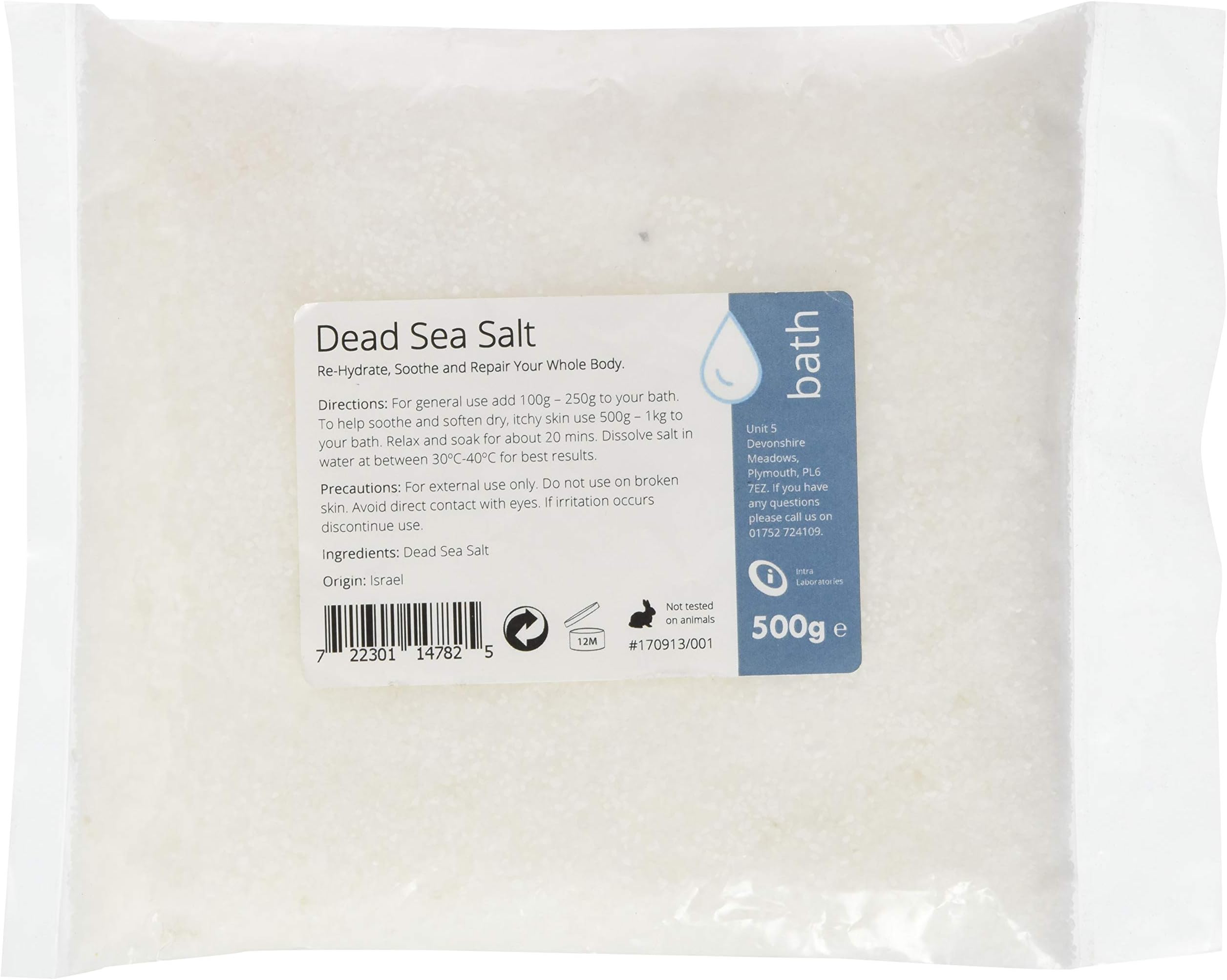 Intralabs Dead Sea Salt 500g - Bath Salts