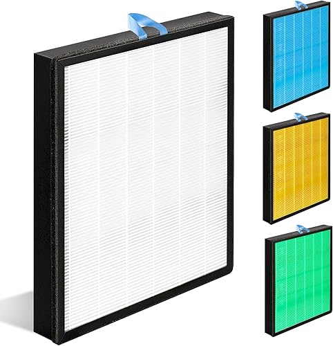 Keepow Filtro de aire para filtro original Vital 200S Filtro de repuesto para purificador de aire compatible con Levoit Vital 200S RF 3 en 1 H13