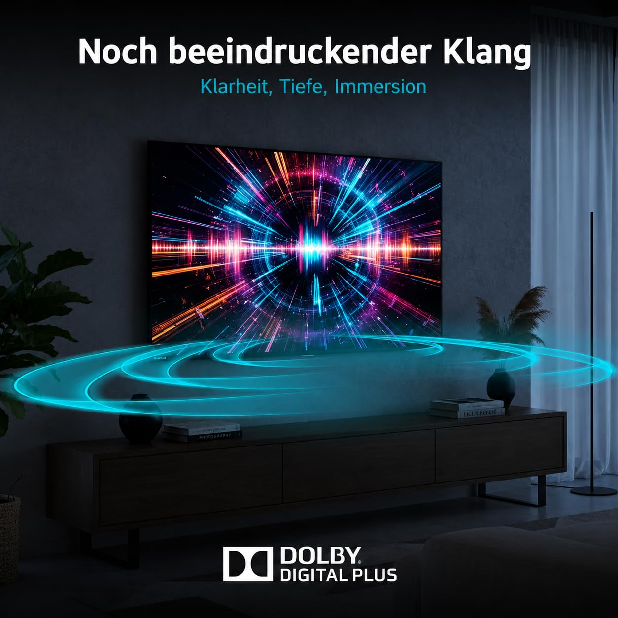 Nilait Prisma Smart TV 32" LED Full HD VIDAA, Dolby Digital Plus, WiFi et Ethernet, 3X HDMI, Compatible VESA, Noire