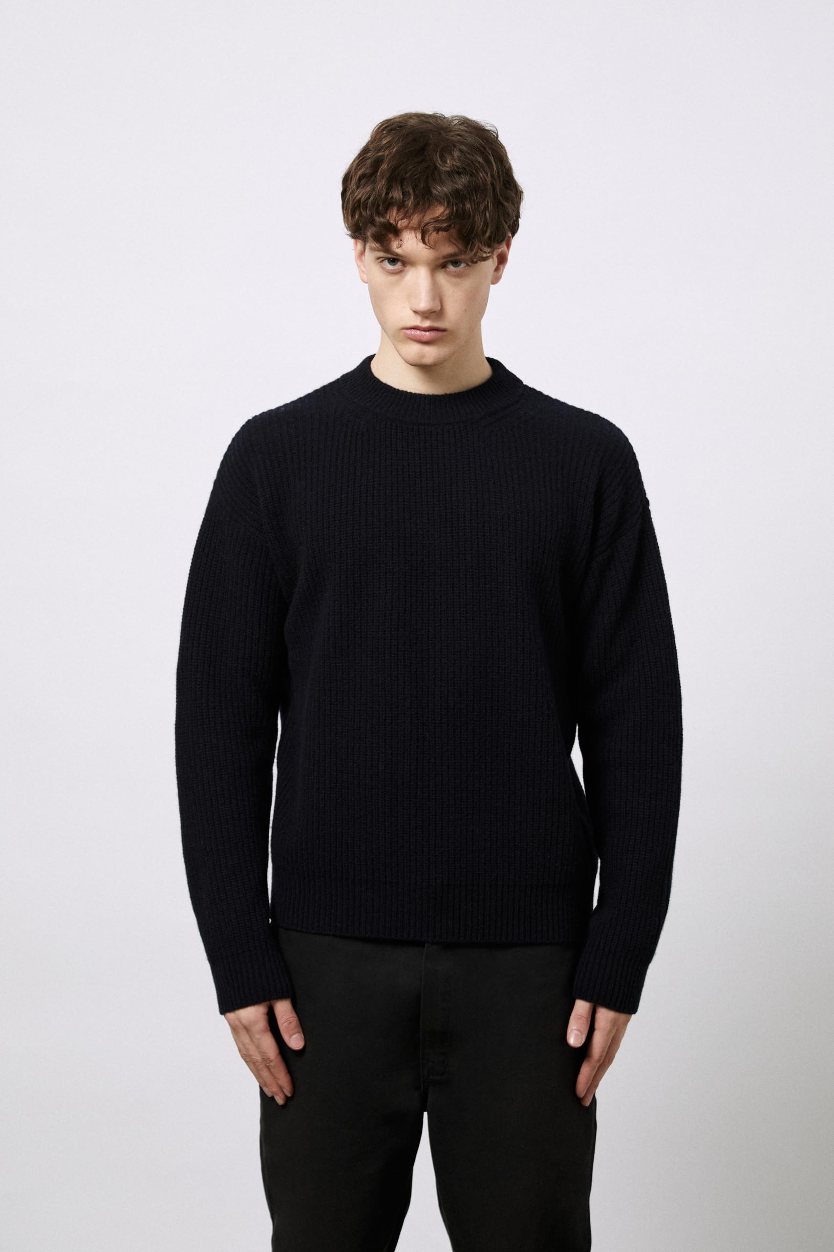 Diana Studio - Maglione Girocollo in Lana, Uomo, Maniche Lunghe, Casual Fit, Fatto in Italia