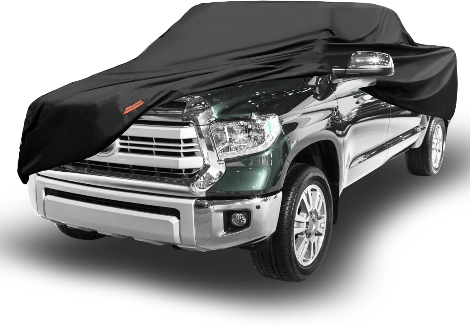 Car Cover Waterproof Custom Fit for Ford 150 Crew Cab Pickup 4-Door -6.5 Feet Bed 2004-2021 for Automobiles Outdoor Snow Sun Dust Protection Full Exterior Cover with Door Zipper