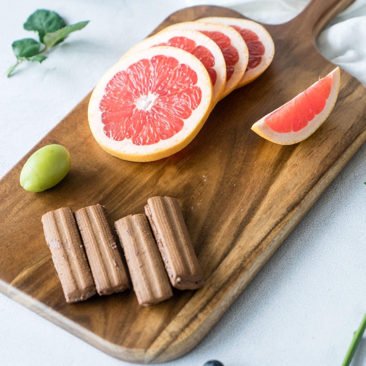 BILL.F - Tabla de cortar de madera para cocina, juego de 2 tablas de cortar de madera con mango para carne, tabla de queso, verduras, pan, embutidos, tabla decorativa de madera para servir cocina y