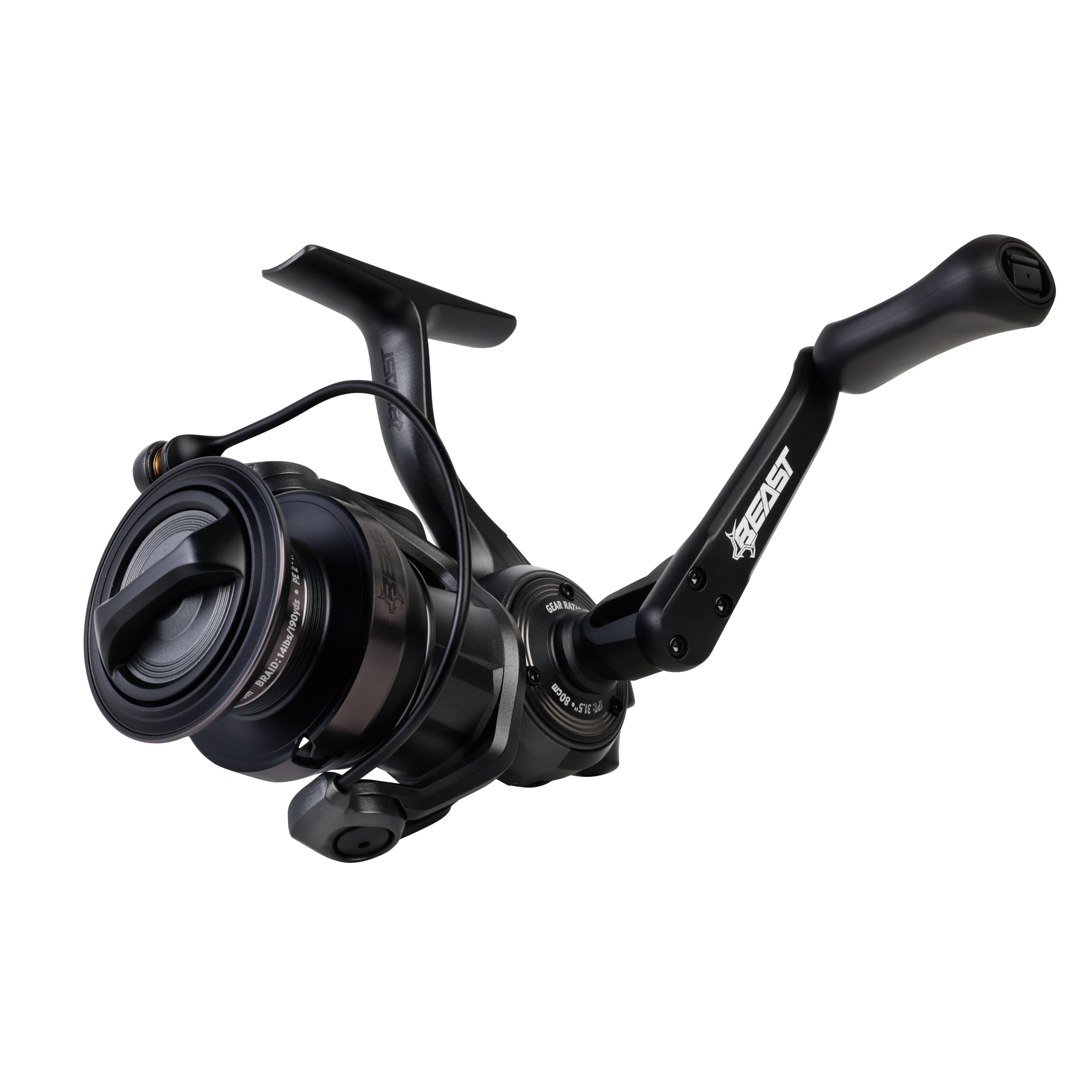 Abu Garcia Beast Spinning Mulinello da spinning Beast | Mulinello per la pesca dei predatori in acqua dolce e salata | Pesca con esche grandi, crankbait e esche artificiali | Opzioni multiple