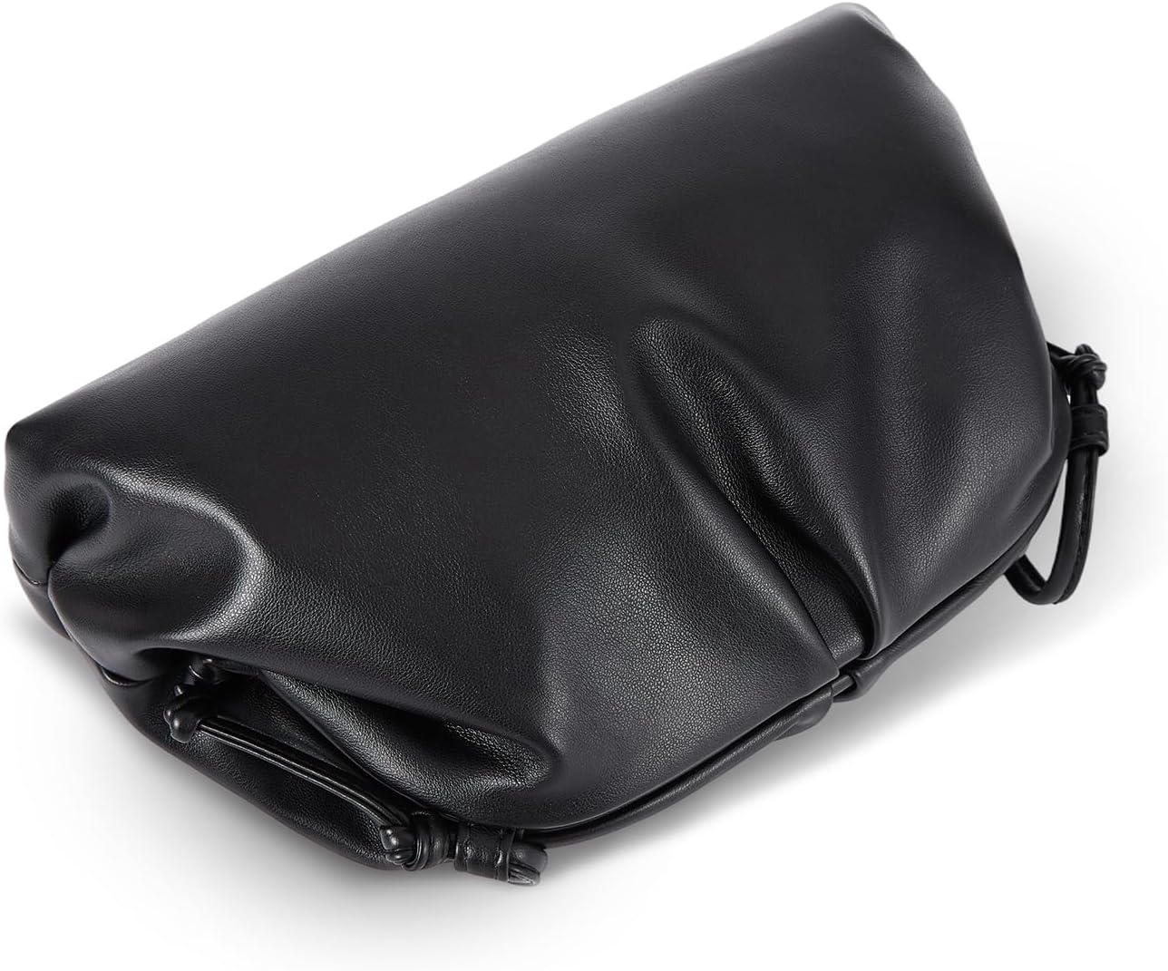 Huralona Dressy Pleated Vegan Leather Clutch Purse Super Soft Cloud Dumpling Clutch Bag for Women PU Evening Purse Handbag - Image 7