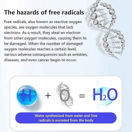 Miniatura 5 de Botella de agua de hidrógeno, generador de agua de hidrógeno, máquina ionizadora de agua de hidrógeno portátil, máquina de agua de hidrógeno