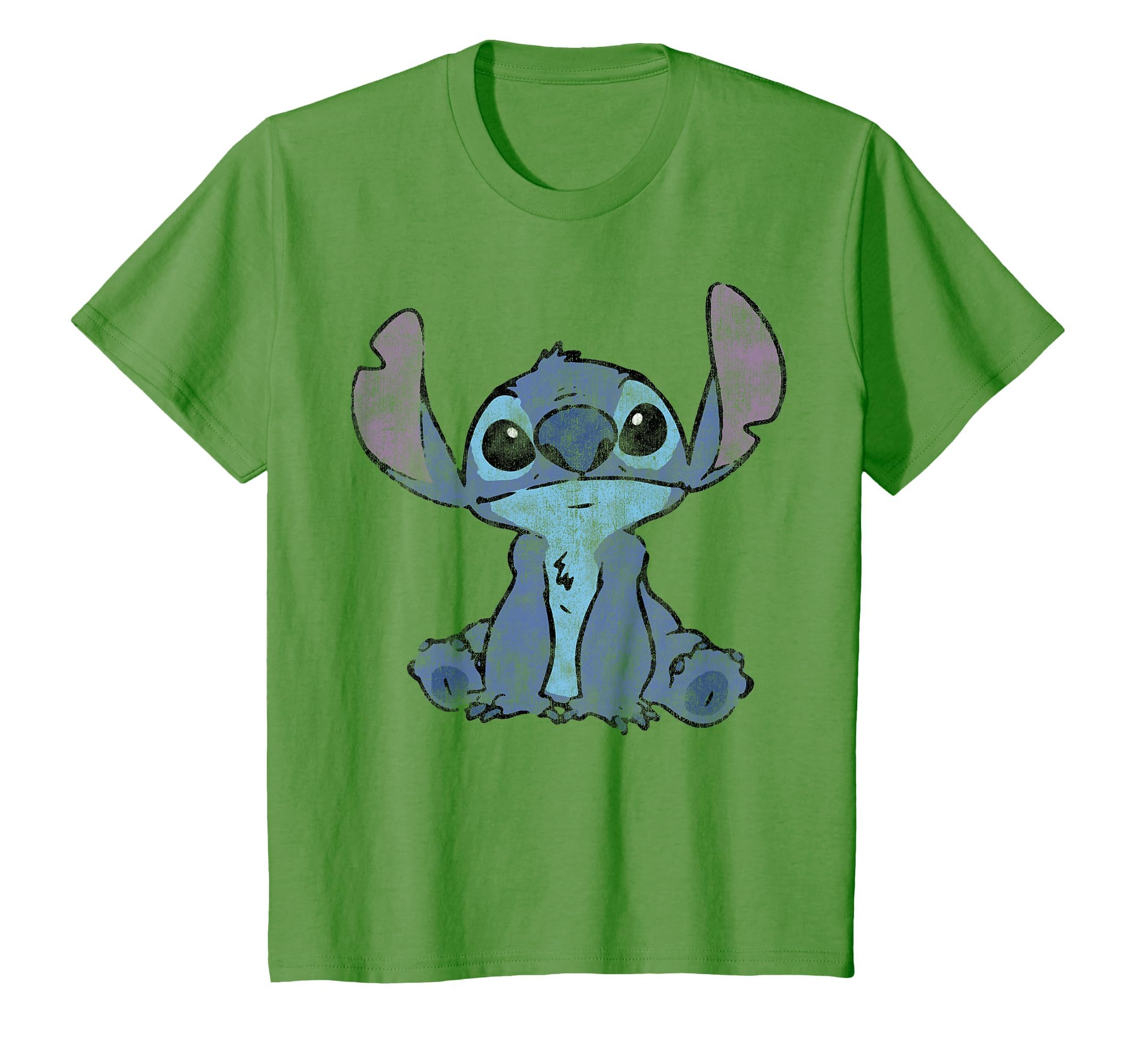 Disney Lilo &amp; Stitch Distressed Stitch Portrait T-Shirt