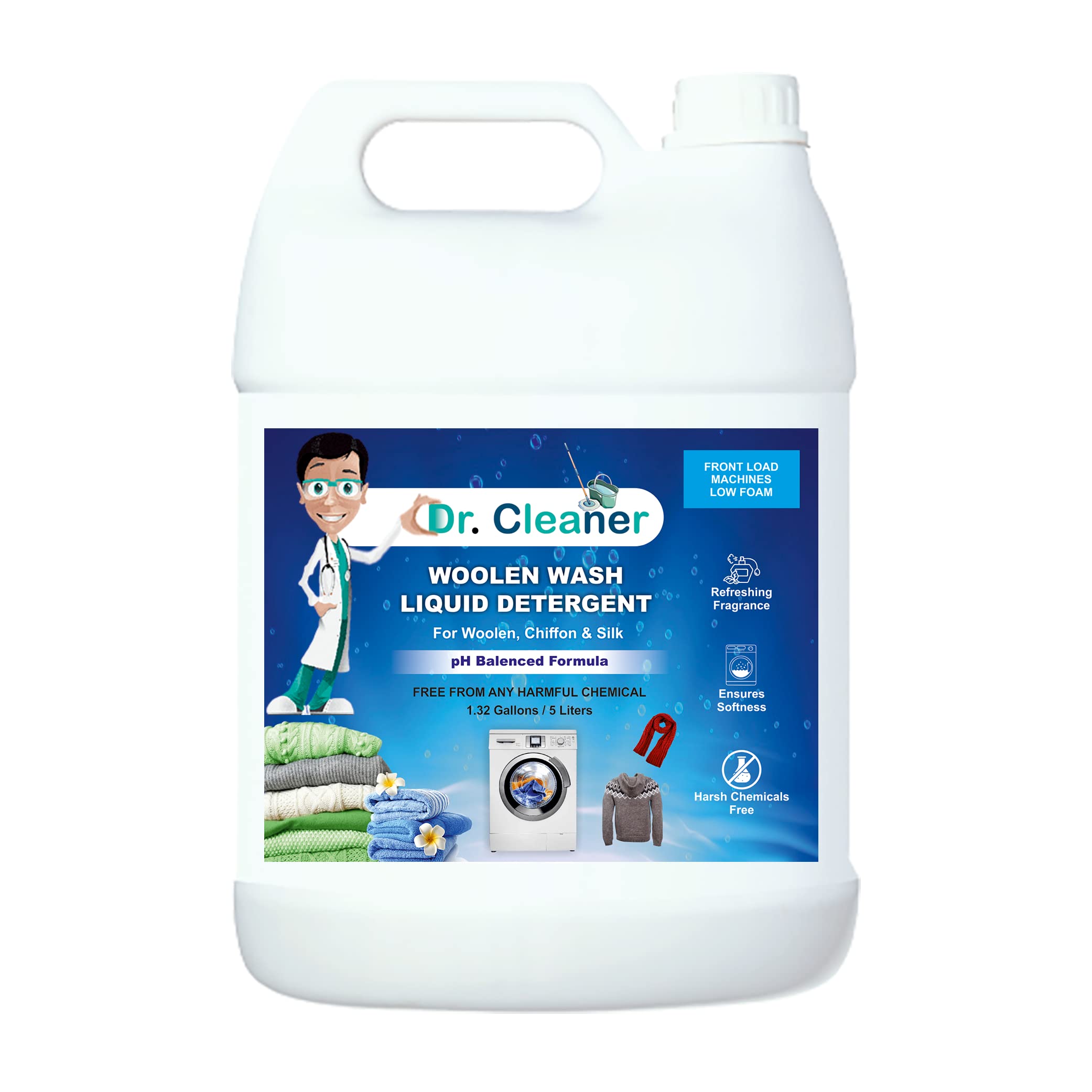 See full amazon price history chart for Dr.Cleaner Woolen Wash Liquid Detergent Front Load Machines Low Foam 5lit Dr.Cleaner Woolen Wash Liquid Detergent Front Load Machines Low Foam 5lit (B0BLK7V1G5) Amazon Price History, Amazon Price Tracker