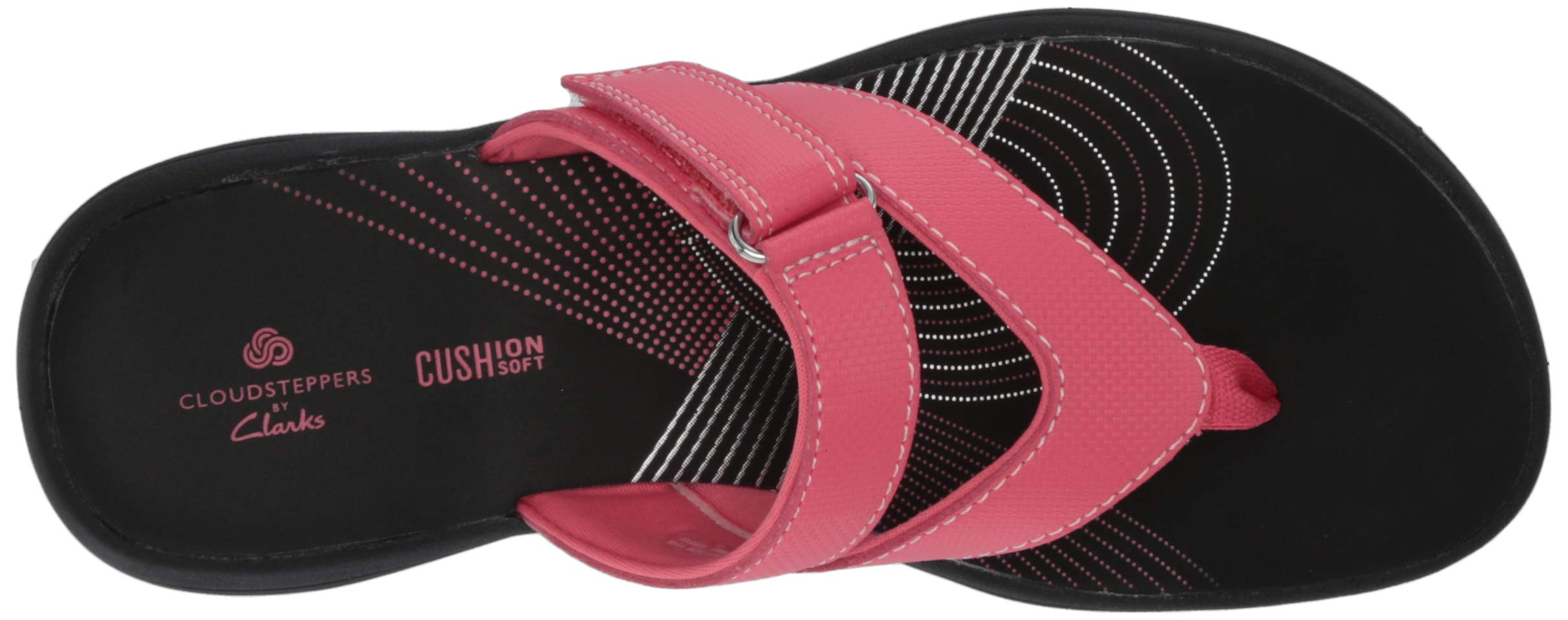 White Sandals Women Clarks Brinkley Marin Flip-flop In Black